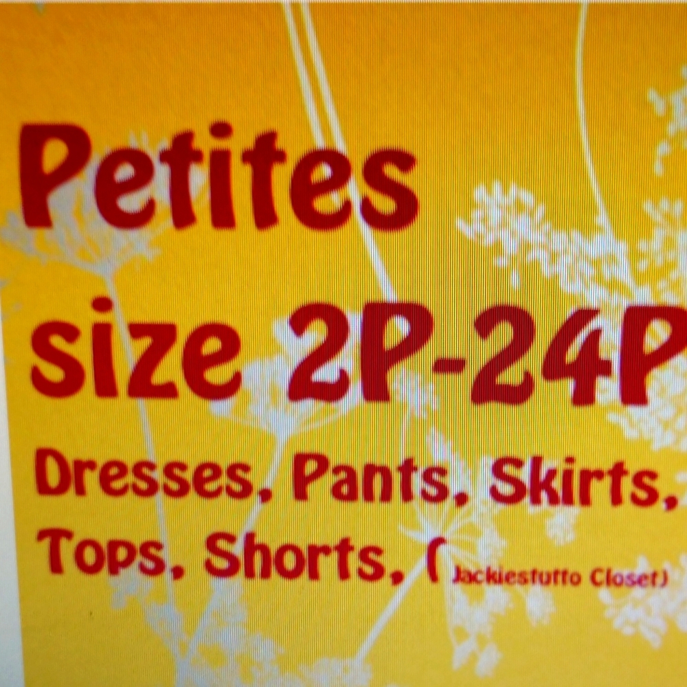 Petite Women's Clothing Sizes 2 to 24